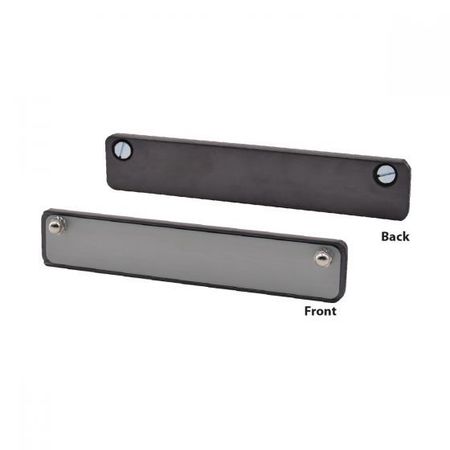 INV-VER Black Extruded Rubber Magnetic License Plate Holders 6PMAGBK